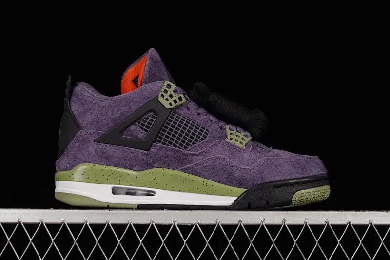 All categories Air Jordan Jordan series basketball shoes Air Jordan 4 Air Jordan 4 Retro "Canyon Purple" AJ4 Joe 4 purple suede basketball shoes AQ9129-500